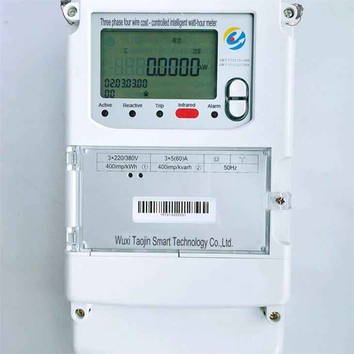Three Phase Four Wire Intelligent Electricity Meter