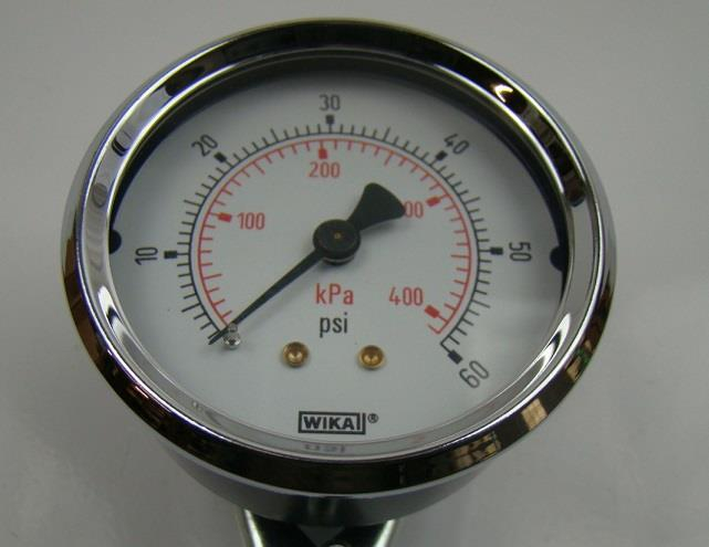 Bourdon Tube Wika Gas Pressure Gauge